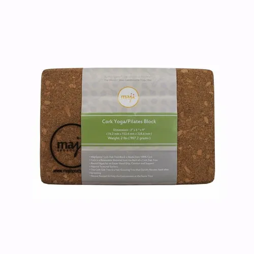 100% Cork Yoga & Pilates Block