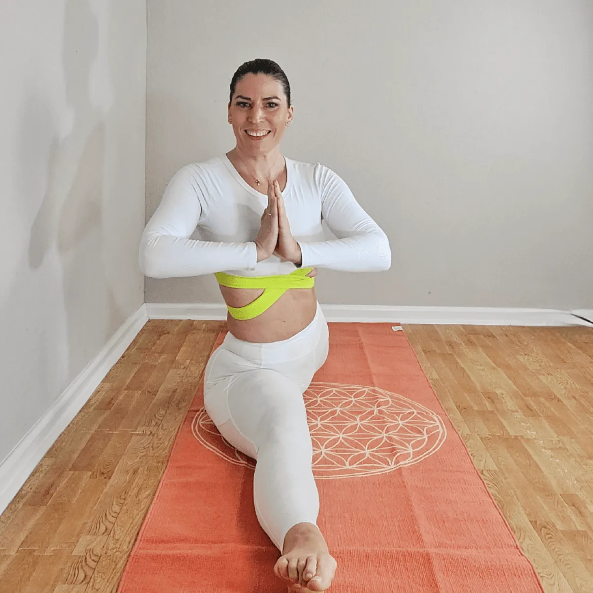 100% Cotton Mysore Yoga Rug/ Travel Yoga Rug