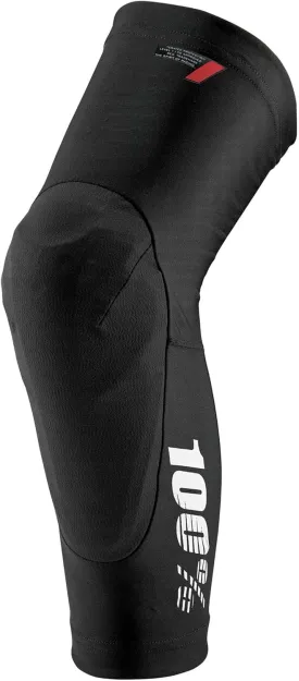 100% Teratec Mountain Biking Knee Pad - MTB & BMX Protection - Ultralight Nylon Slip On Sleeve with Built in Padding