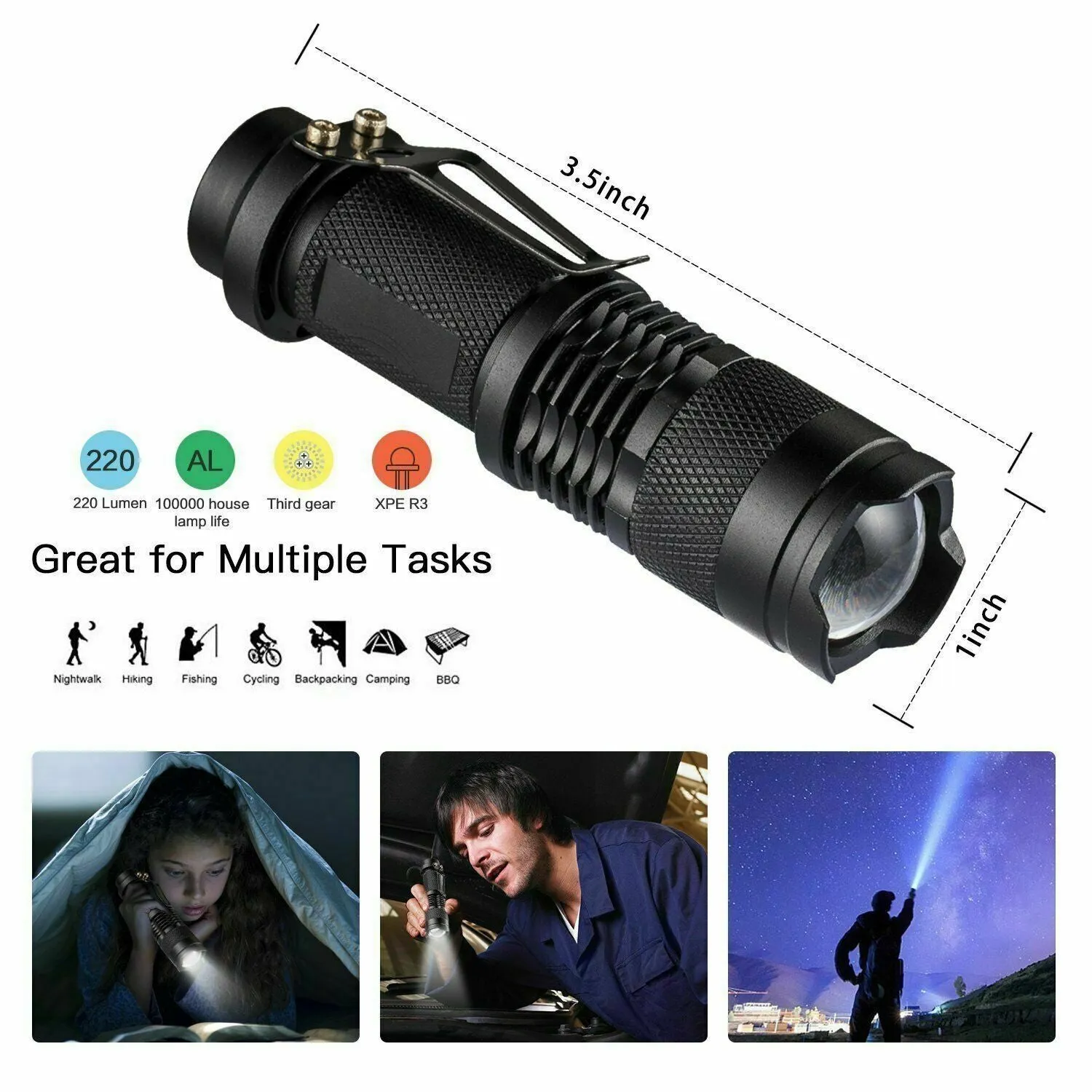 14 in 1 Outdoor Emergency Survival and Safety Gear Kit Camping