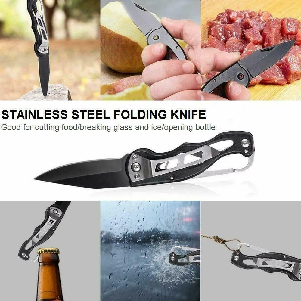 14 in 1 Outdoor Emergency Survival and Safety Gear Kit Camping