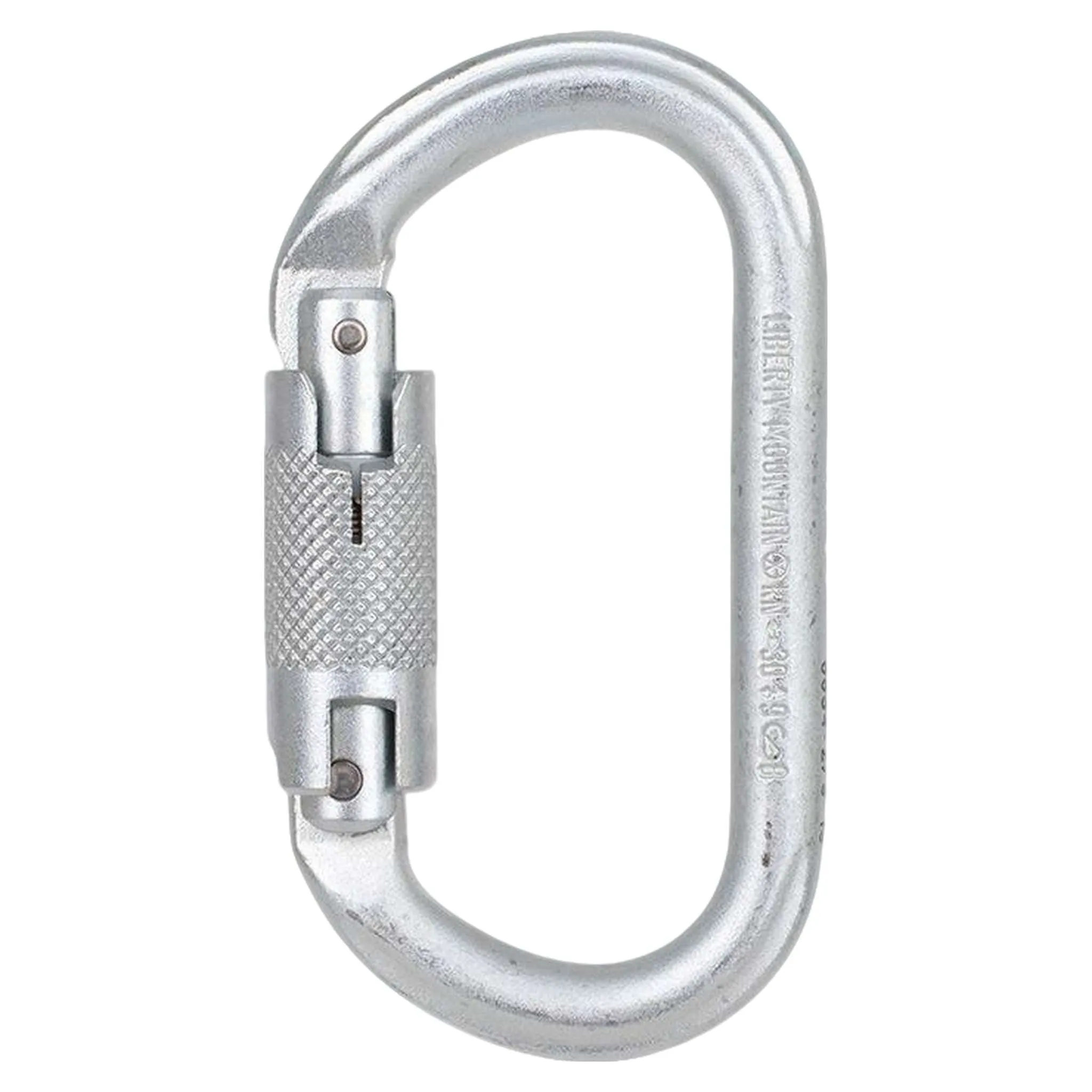 30KN Steel Oval Twist Lock Carabiner – Ultimate Strength for Climbing & Safety