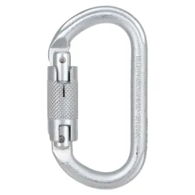30KN Steel Oval Twist Lock Carabiner – Ultimate Strength for Climbing & Safety