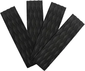4 Pieces Surfboard Traction Pads EVA Surfing Skimboard Deck Traction Pads Anti-Slip Front Tail Pad fit for Kiteboard Surfboards,Skimboards,Longboards,Shortboards,Kayak,Fish Board