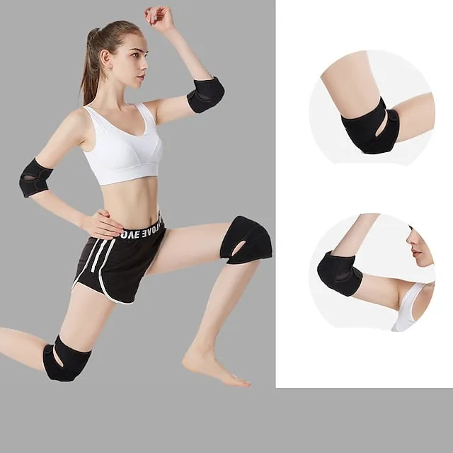 4pcs Comfortable Knee and Elbow Pads Cushions