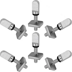 6pcs Surfboard Fin Screws, Stainless Steel Sup Surf Fin Screw Set for Long Board Paddle Board Longboard Paddleboard Inflatables Kayak Boat Stand Up Board Surfing Accessories
