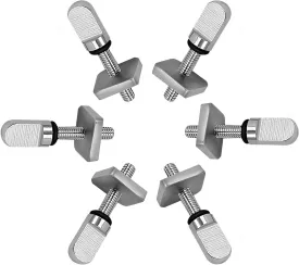 6pcs Surfboard Fin Screws, Stainless Steel Sup Surf Fin Screw Set for Long Board Paddle Board Longboard Paddleboard Inflatables Kayak Boat Stand Up Board Surfing Accessories