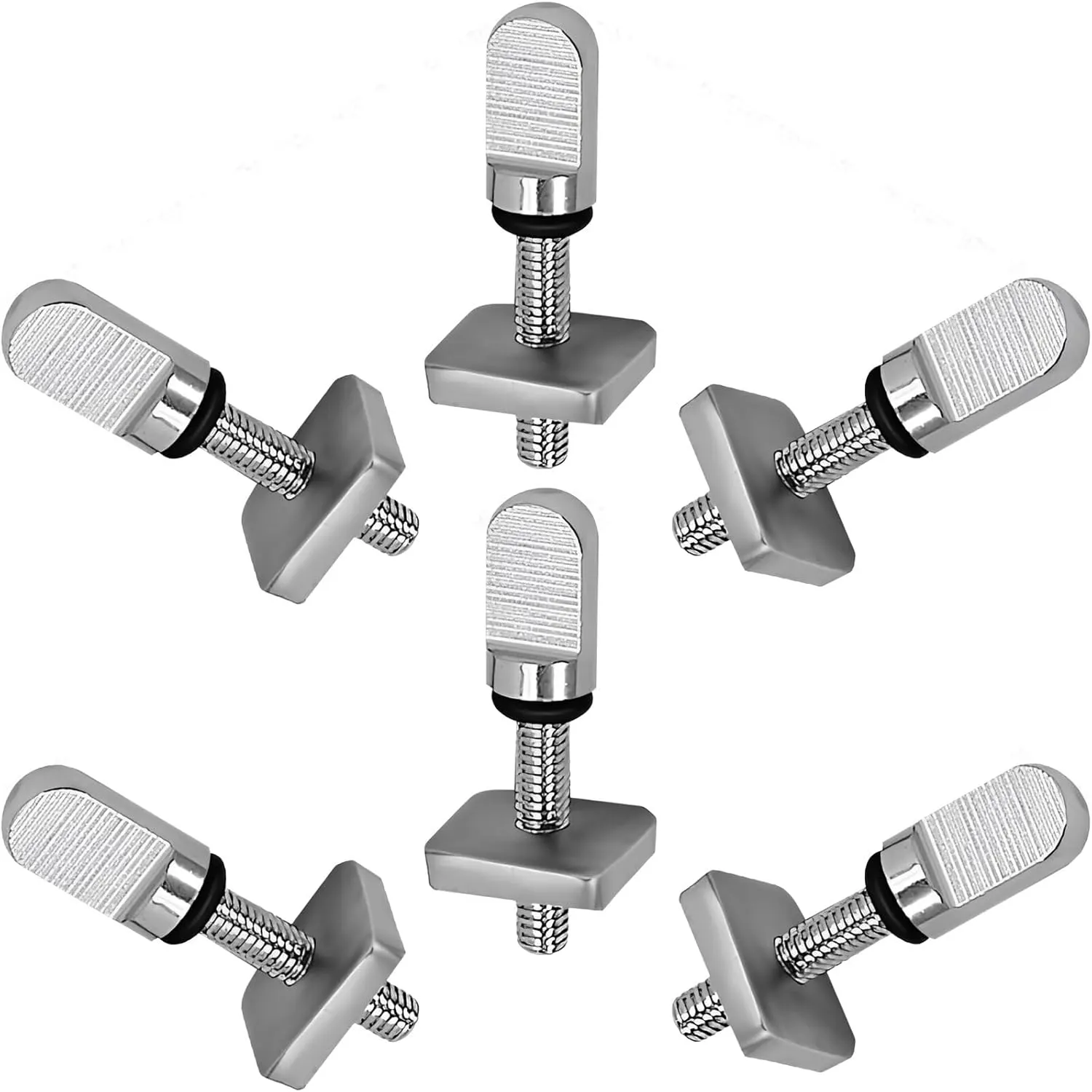 6pcs Surfboard Fin Screws, Stainless Steel Sup Surf Fin Screw Set for Long Board Paddle Board Longboard Paddleboard Inflatables Kayak Boat Stand Up Board Surfing Accessories