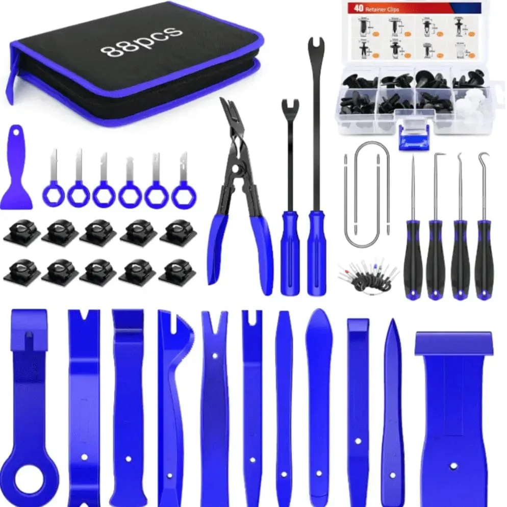 88 Pcs Trim Removal Tool Kit Blue