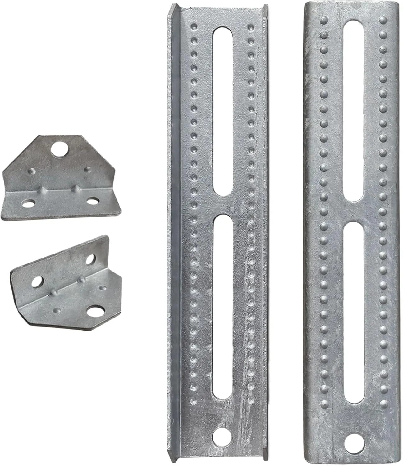A.A 12" Galvanized Swivel and Top Bunk Bolster Bracket for Boat Trailer, Heavy Duty (2 Pack