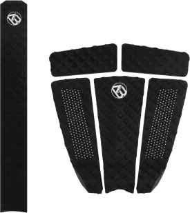 AQUBONA 5 Piece EVA Surfboard Deck Traction Pads for Stomp Skimboards, Surf Boards, Funboard, Fish Board