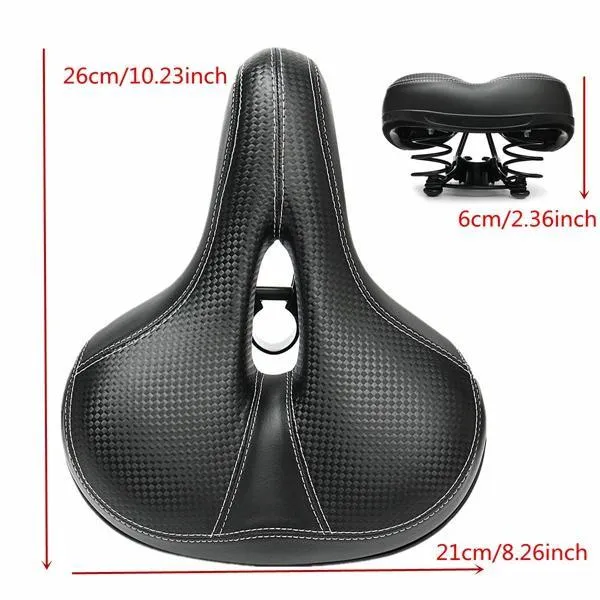 Big Bum Saddle MTB Bike Seat Wide Soft Pad Comfort Road Bike Cushion Mountain Bike Seat Bike Saddle