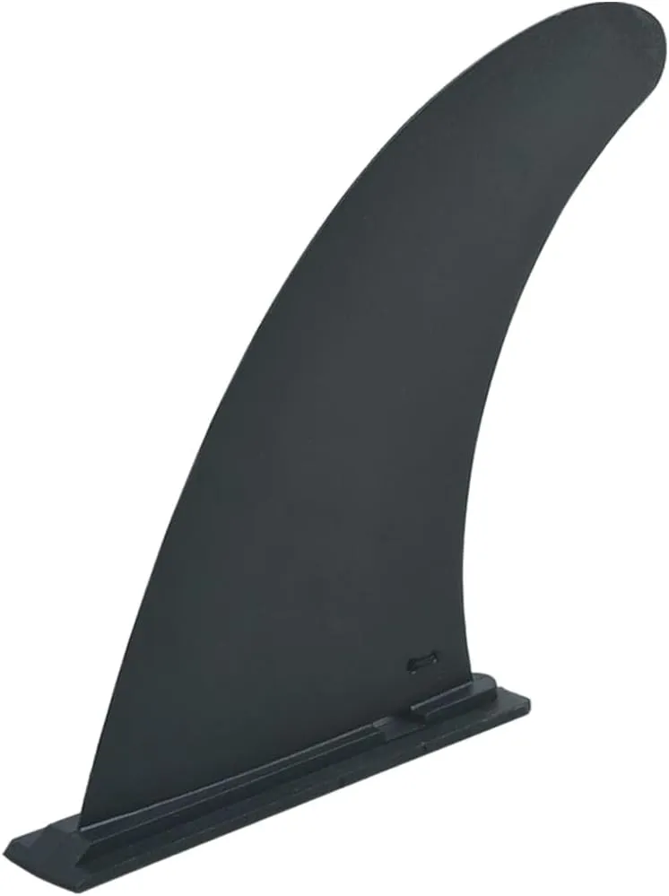 Center Fin for Stand Up Paddle Board 7.2"x8.3" Plastic Black