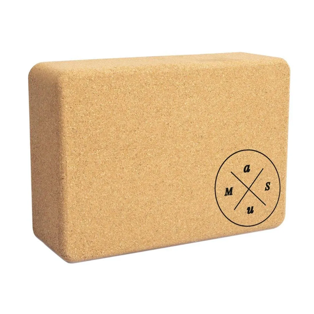 Chandra Premium Cork Yoga Block - Set of 2