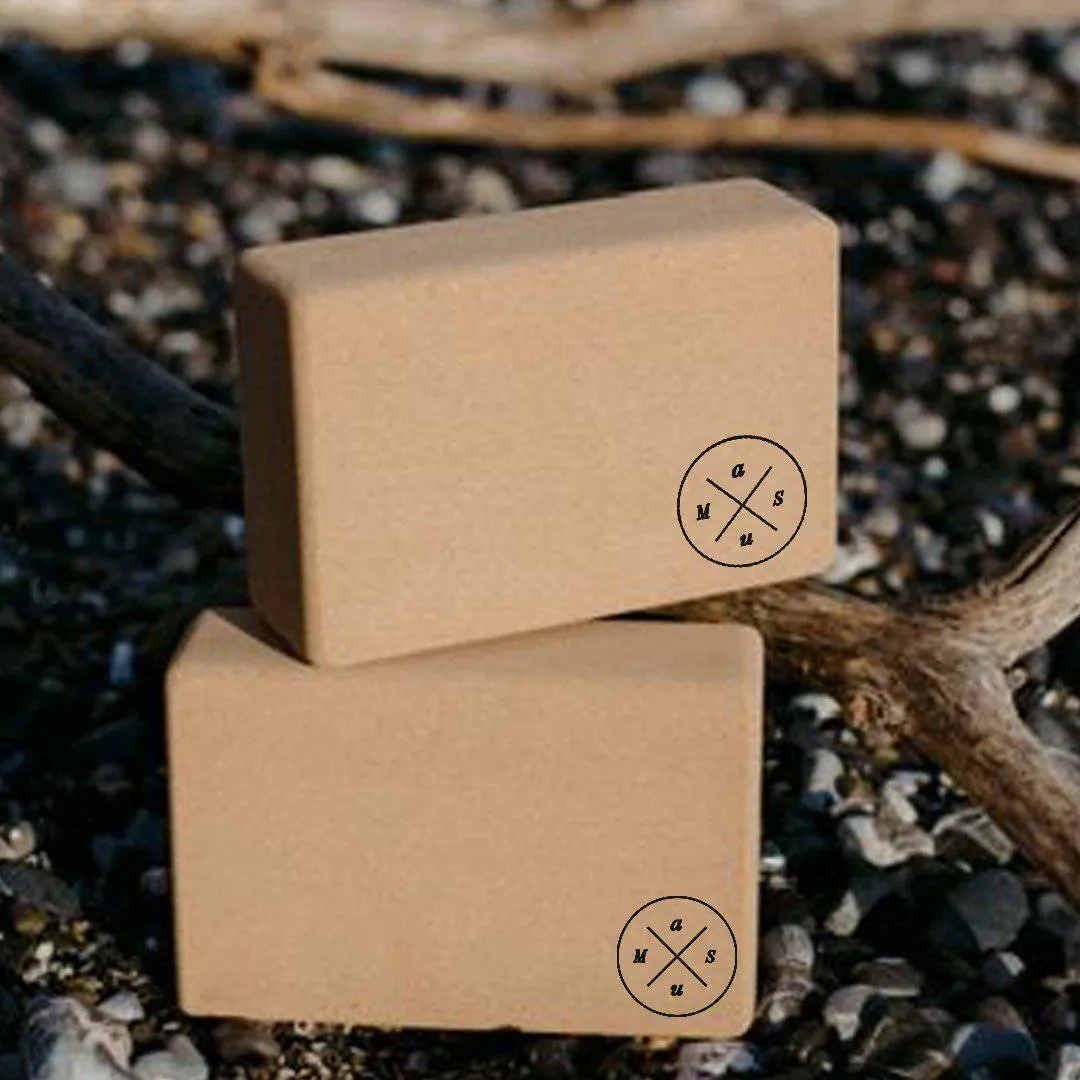 Chandra Premium Cork Yoga Block - Set of 2