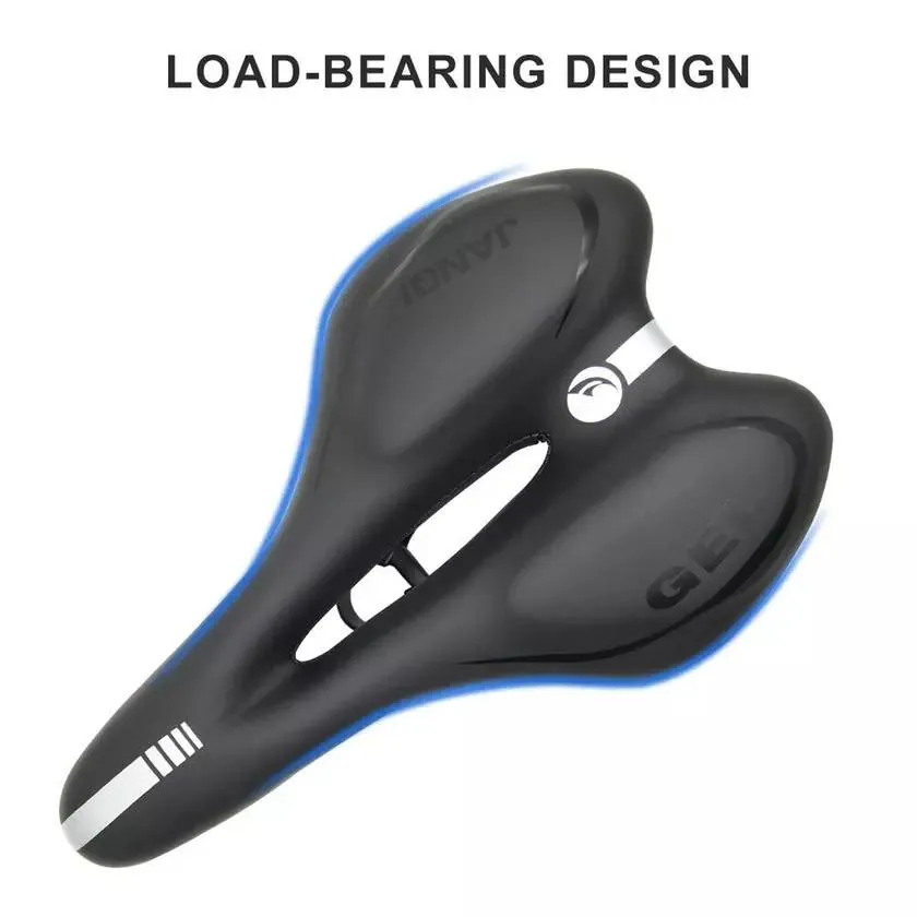 Comfortable Bike Seat - Bicycle Saddle Padded Waterproof