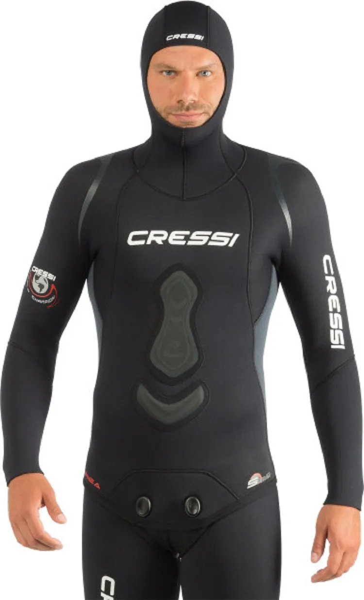 Cressi 5mm Apnea Ultra Stretch Jacket Top, Black
