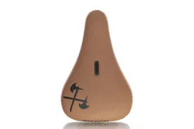 Demolition Axes Embossed Fat Pivotal Seat - Brown