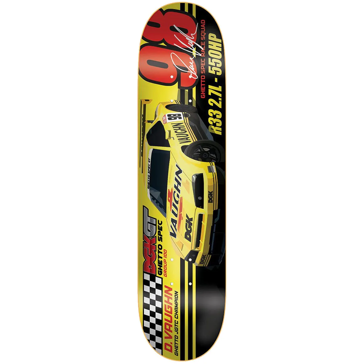 DGK - Dane Vaughn Ghetto GT 8.06 Skateboard Deck