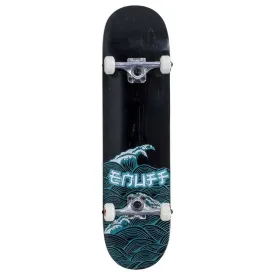 Enuff Big Wave Factory Complete Skateboard Black Blue 8"x 32"