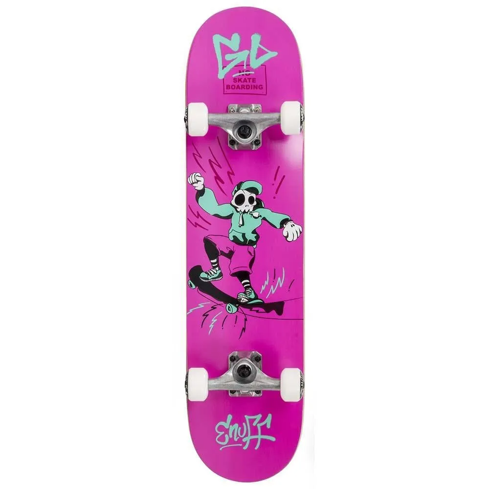 Enuff Skully Factory Complete Skateboard Pink 7.75" x 31.5"