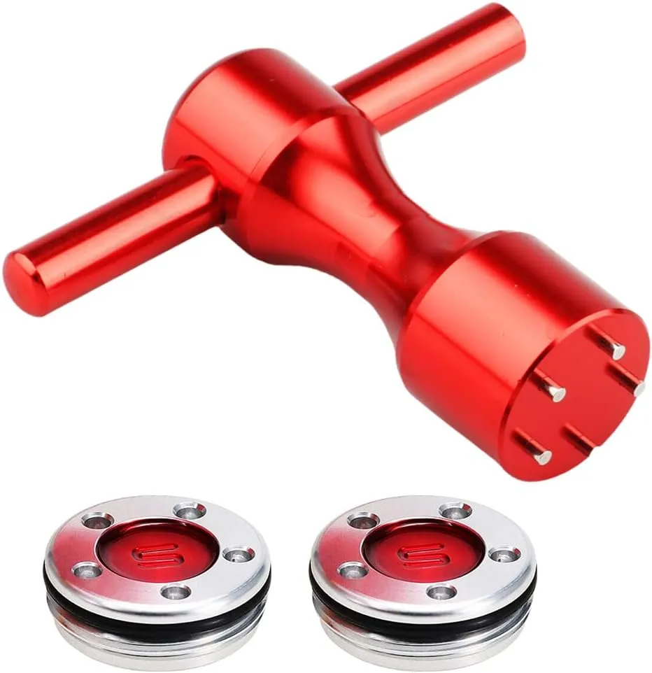 Golf Putter Weights 2pcs 5g/10g/15g/20g/25g/30g/35g/40g/45g with Red Wrench Kit Replace for Scotty Cameron Putters