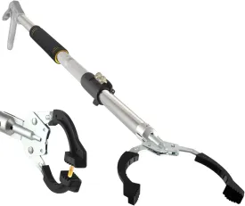 Grabber Reacher Tool Extra Long, 69" Trash Picker Upper Grabber Heavy Duty Stainless Steel Thickened Non-Slip 6 inch Wide Jaws Claw Reaching Tool Foldable Pick up Stick Grabber. (69inch)
