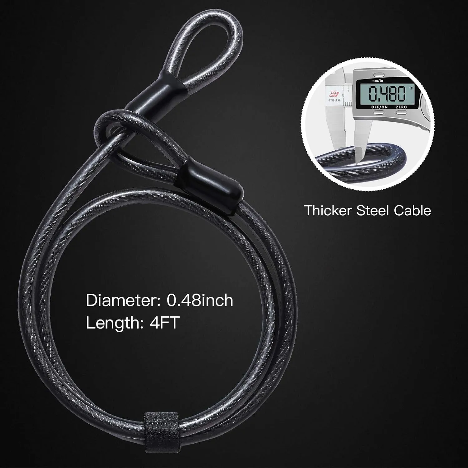 HeavyDuty Anti Theft Secure Combination EBike/Escooter U Lock