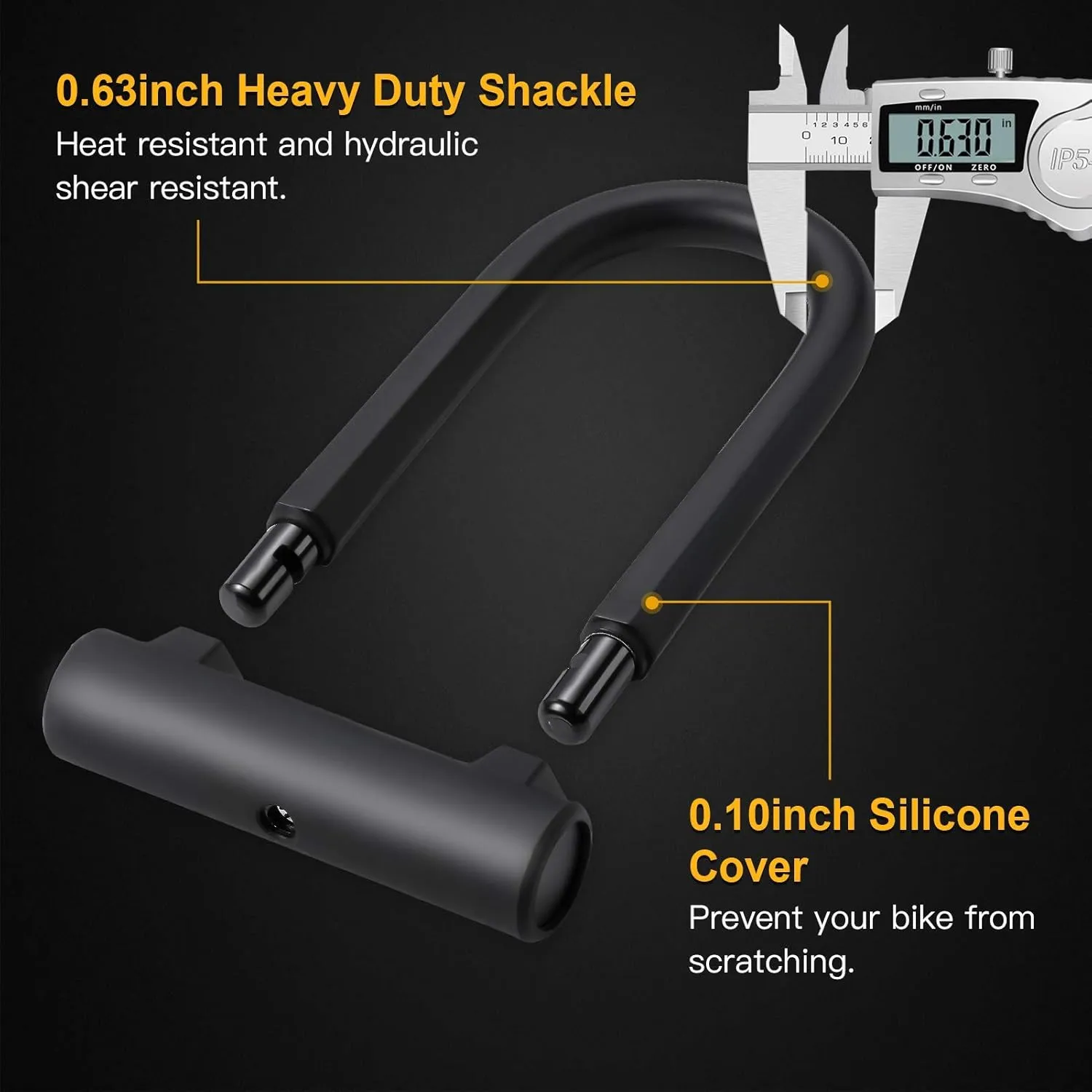 HeavyDuty Anti Theft Secure Combination EBike/Escooter U Lock