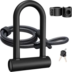 HeavyDuty Anti Theft Secure Combination EBike/Escooter U Lock
