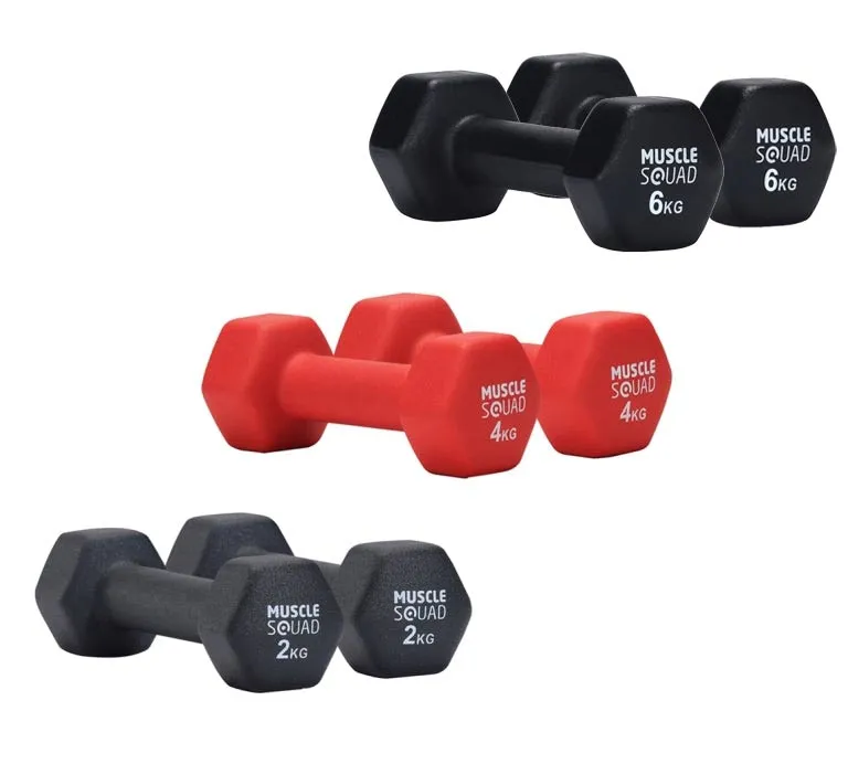 Hex Neoprene Dumbbell Sets