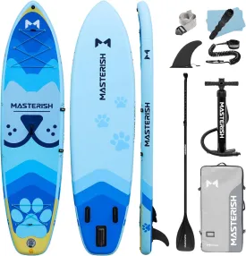 Inflatable Stand Up Paddle Boards with Premium SUP Paddle Board Accessories10'8'' Paddle Boards Water Ripple Design,Wide Stable Non-Slip Comfort Deck for Adult & Youth