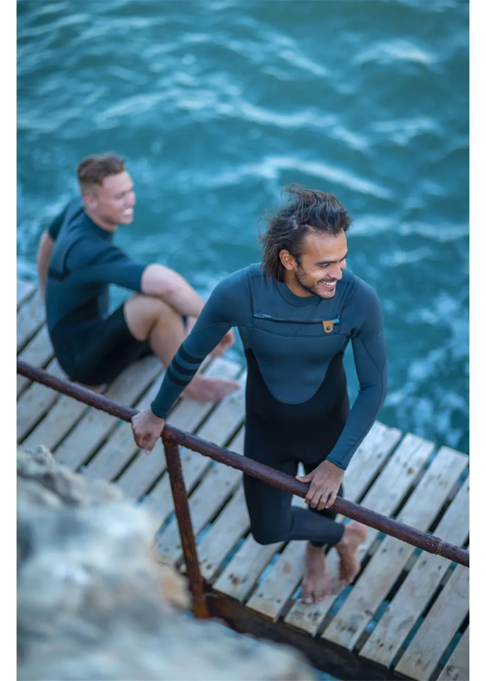 Jobe Perth 3/2mm Chestzipper Wetsuit Men Grey