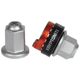 Kryptonite Wheelnutz M10 Solid Axle-M10 Thread, Security Wheelnutz Kryptonite Locks