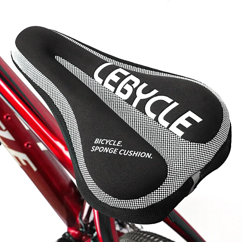 Lebycle Silicone Sponge Bike Seat Cover Soft Gel Bicycle Seat Bike Saddle Seat Cushion For Bicycle Accessories Bike Saddle Cover