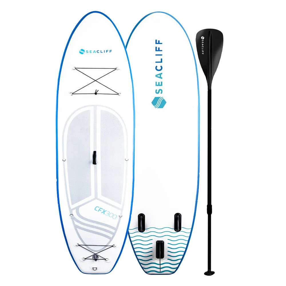 Lightweight Inflatable SUP & Kayak, 300cm, 125kg Max - Seacliff