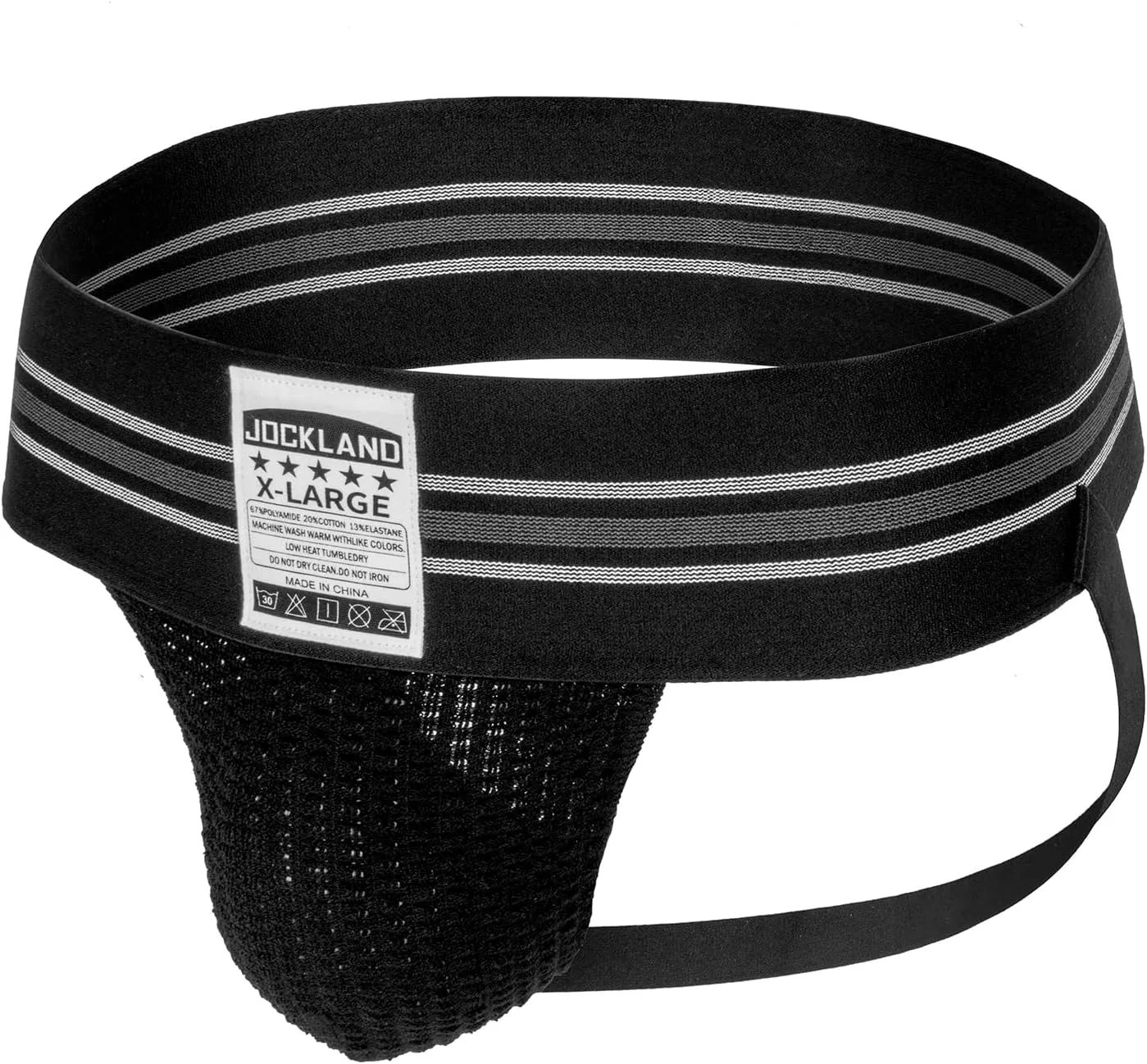 Men's Jock Strap, Wide Band Mesh Male Underwear Jockstrap Athletic Supporter for Gym Vasectomy