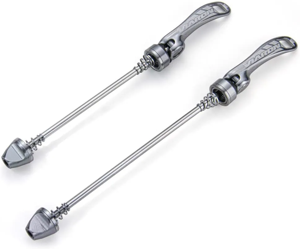 MTB Quick Release Axle Front and Rear Mountain Bike Skewer Set Aluminum Alloy Bicycle Wheel Skewers Hub QR Lever