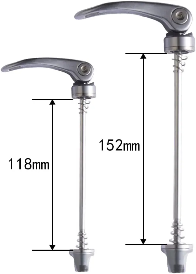 MTB Quick Release Axle Front and Rear Mountain Bike Skewer Set Aluminum Alloy Bicycle Wheel Skewers Hub QR Lever