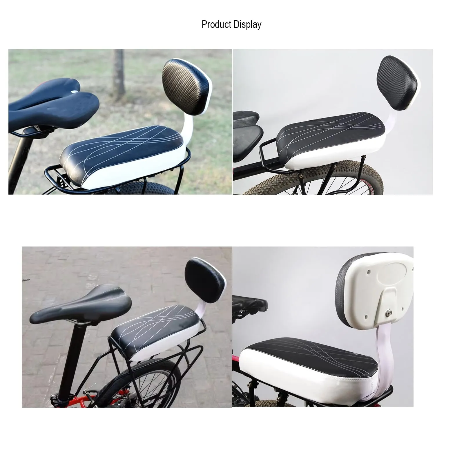 OEM Tripper Rear Bike Seat Cushion, Armrest, foot pegs set