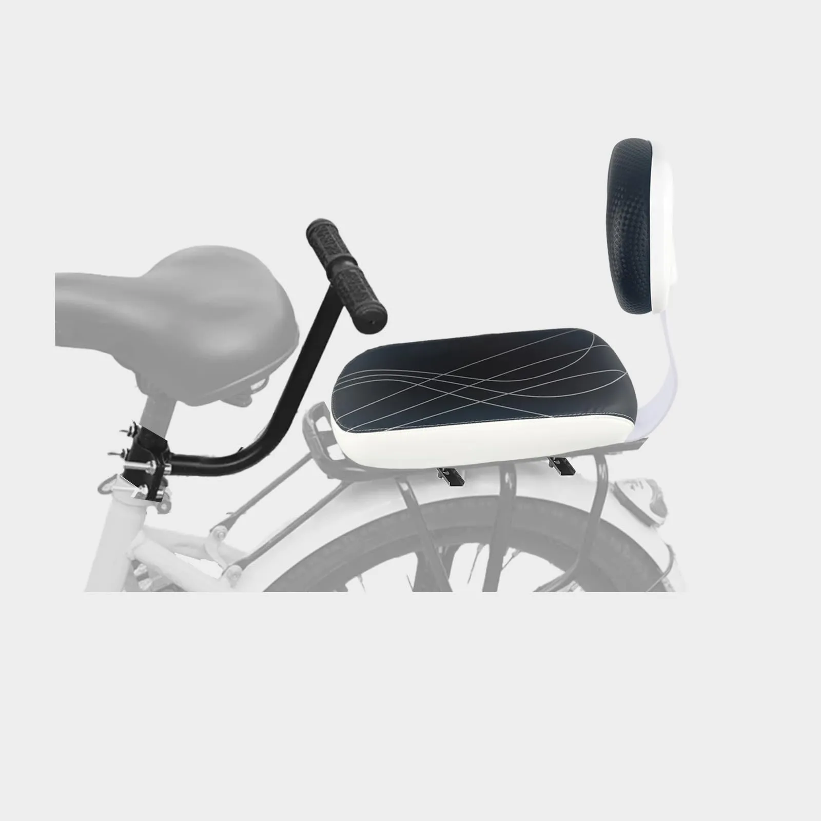 OEM Tripper Rear Bike Seat Cushion, Armrest, foot pegs set