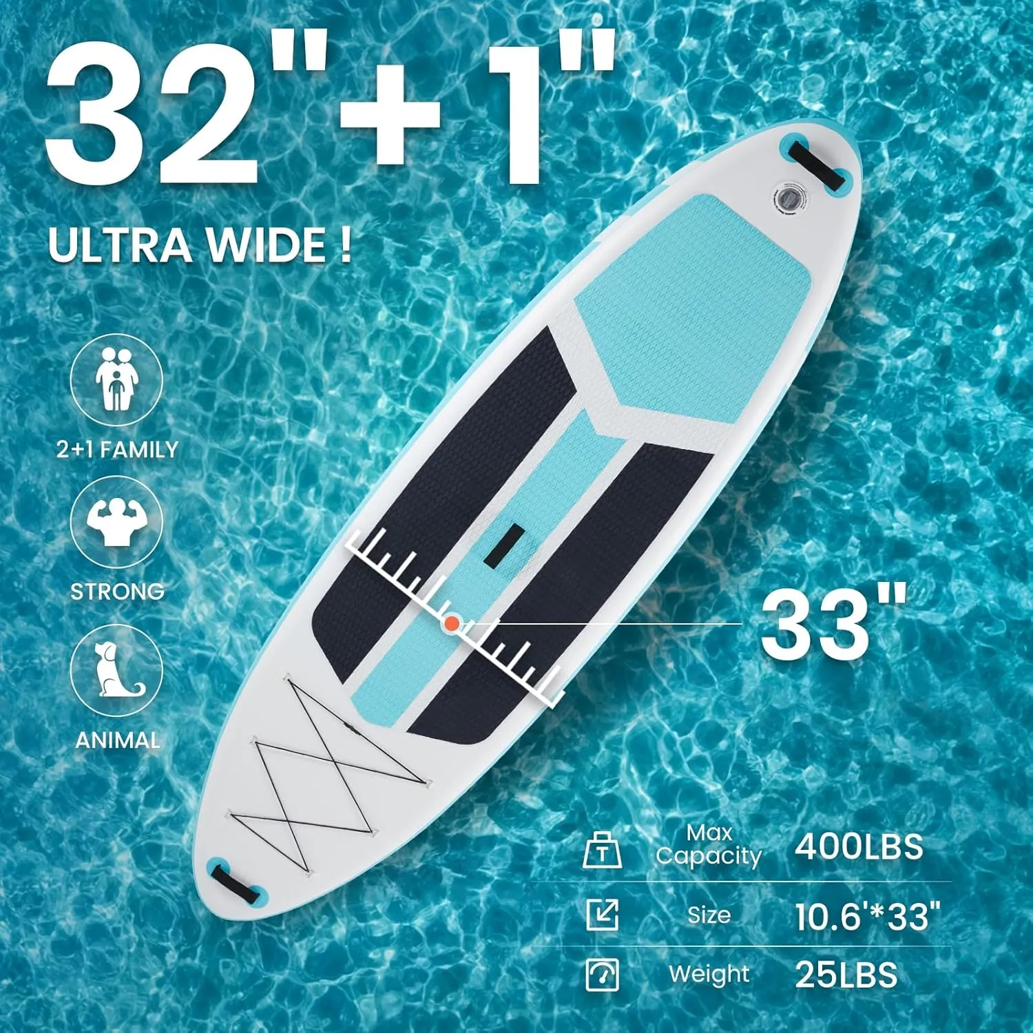 OLIXIS Inflatable Paddle Board,Ultra-Light Stand Up Paddle Board with Premium SUP Paddleboard Accessories,Wide Stable Anti-Slip EVA Deck Design Blow Up Surfboard for Youth&Adults of All Skill Levels