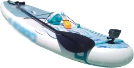 Paddleboard Premium Inflatable Stand Up Paddle Board with Accessories & Carry Bag Surf Control, Leash, Paddle and Pump, Standing Boat for Adult