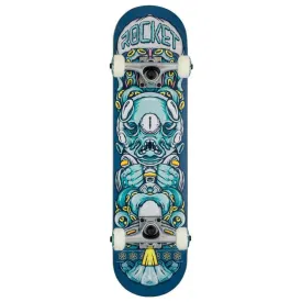 Rocket Skateboards Alien Pile-up Factory Complete Skateboard Blue 7.375"