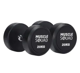 Round Rubber Dumbbell Pairs - Clearance