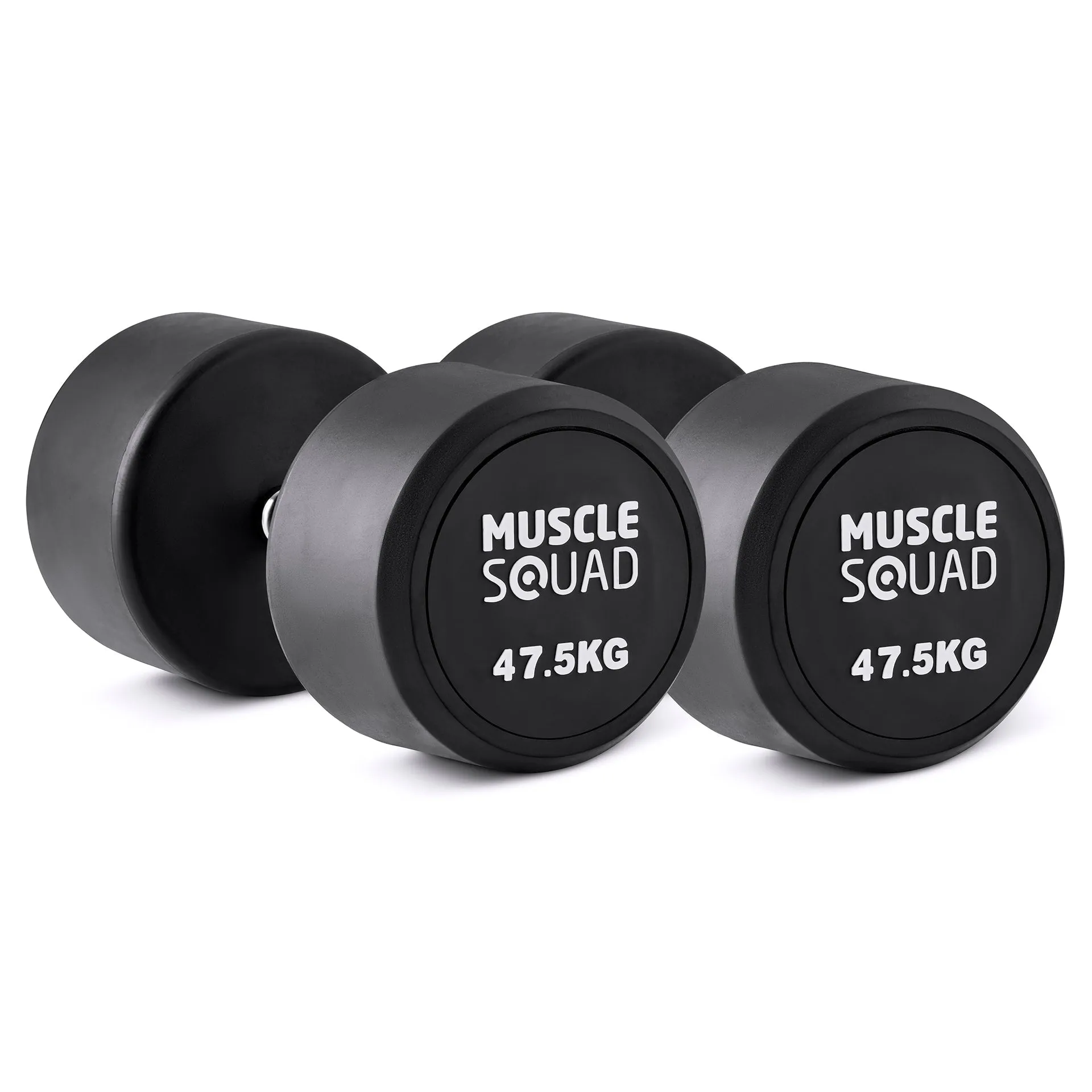 Round Rubber Dumbbell Pairs - Clearance