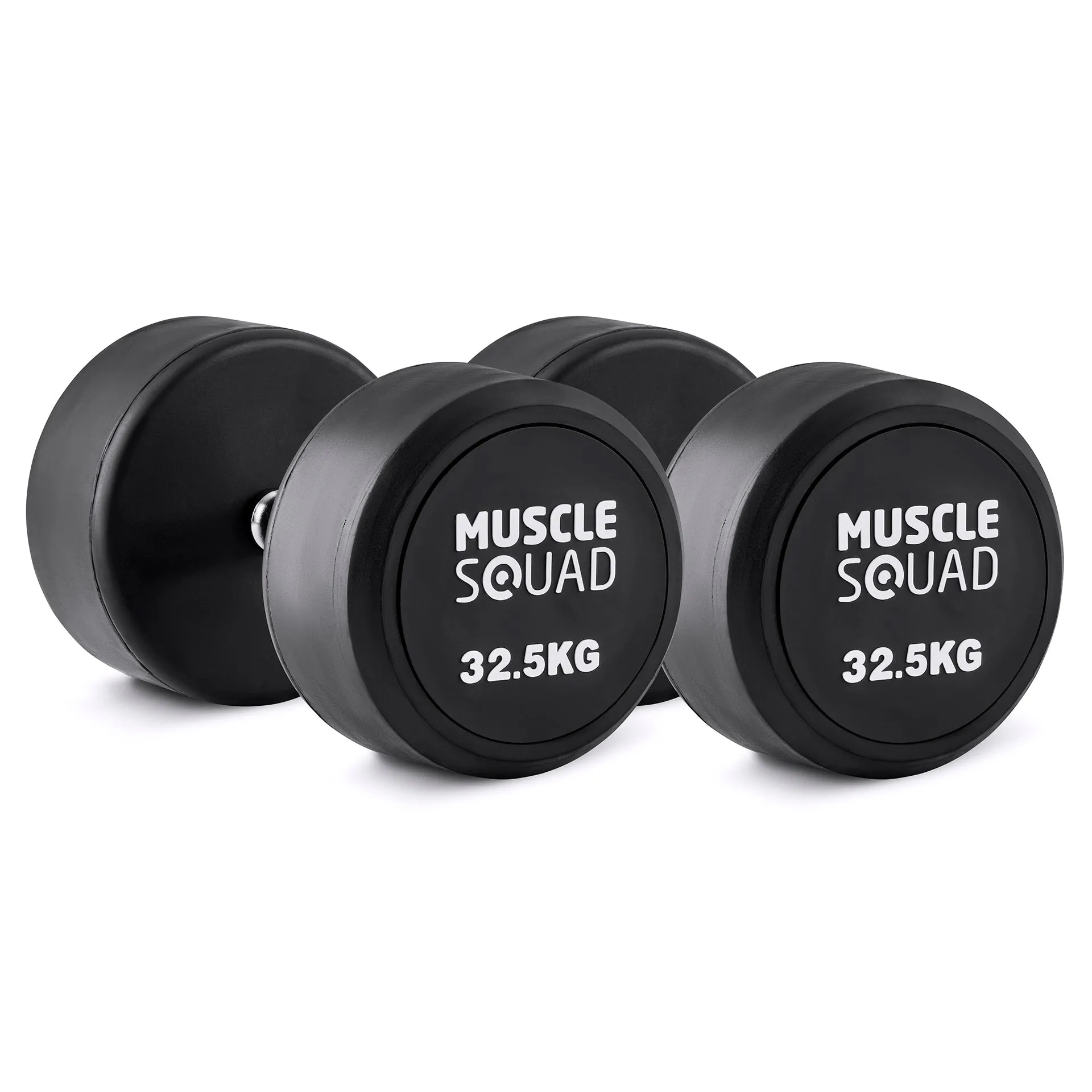 Round Rubber Dumbbell Pairs - Clearance