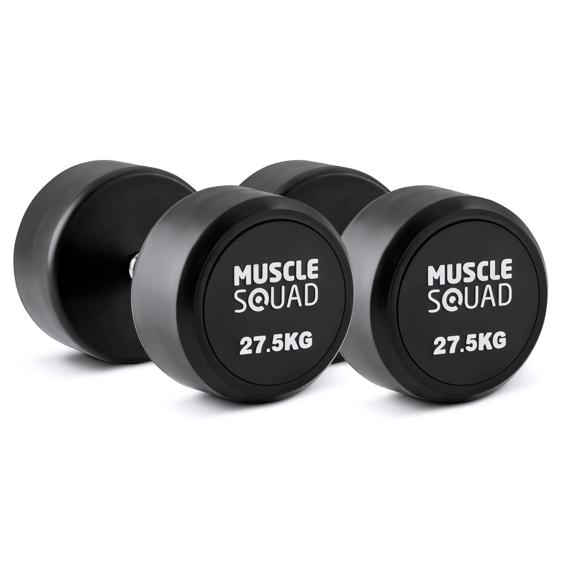 Round Rubber Dumbbell Pairs - Clearance
