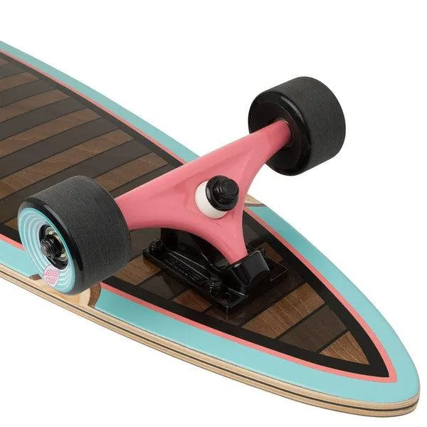 Santa Cruz Wave Dot Splice Pintail Cruiser Longboard Complete 9.2" x 33"