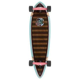 Santa Cruz Wave Dot Splice Pintail Cruiser Longboard Complete 9.2" x 33"